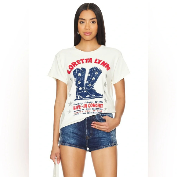 Daydreamer Tops - NWOT Daydreamer Loretta Lynn in Concert Tour Tee Size S w/small smudge